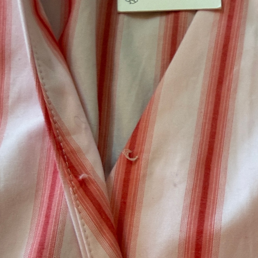 Derek Lam 10 Crosby Red Stripe Benibana Dress in Multi Size 4 NWT - Picture 12 of 12